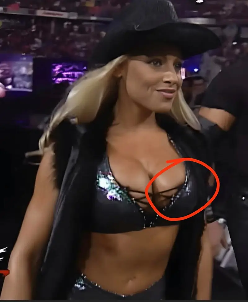 embarrassing moment for Trish Stratus!