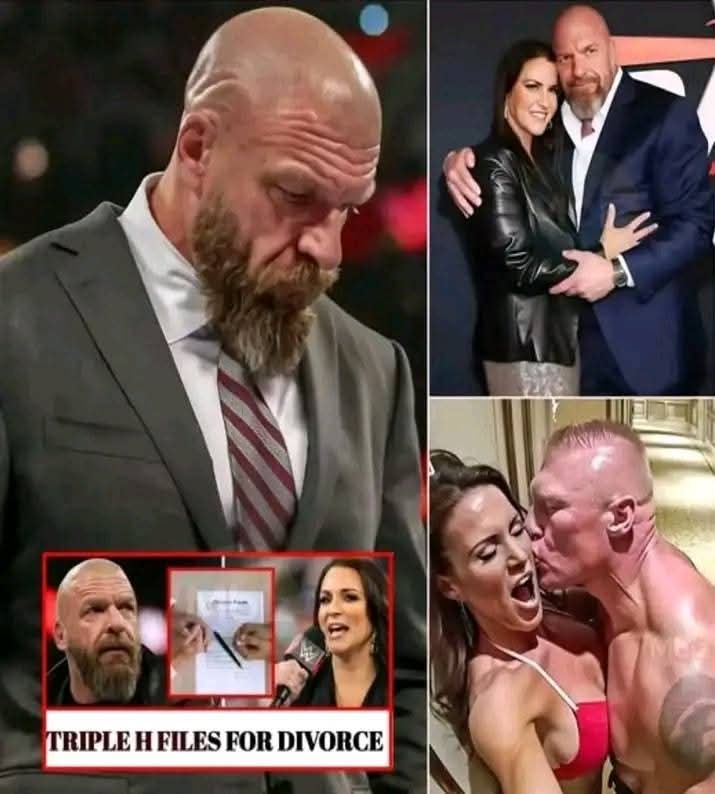 UNBELIEVABLE! TRIPLE H has filed for divorce from STEPHANIE MCMAHON after discovering she was unfaithful