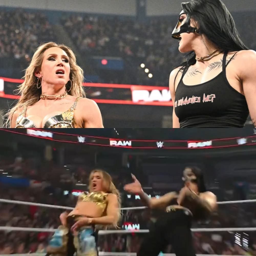 Charlotte Flair and Rhea Ripley did the DX “S*ck it” taunt