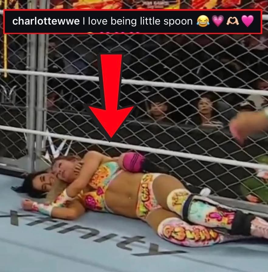 Charlotte Flair loves cuddling AJ Lee