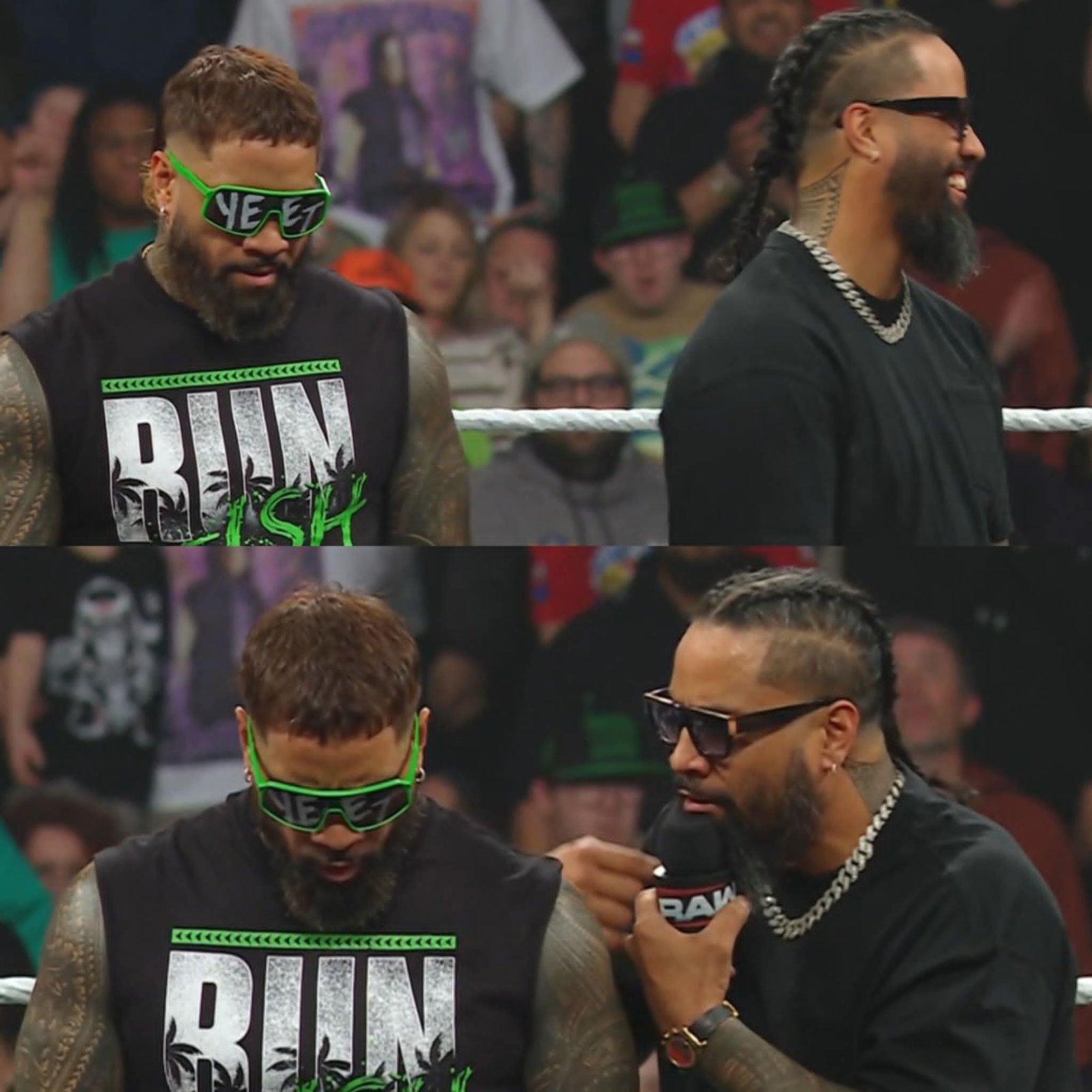 Jey Uso and Jimmy Uso are done with singles run. And now The Usos are back as the Tag Team.