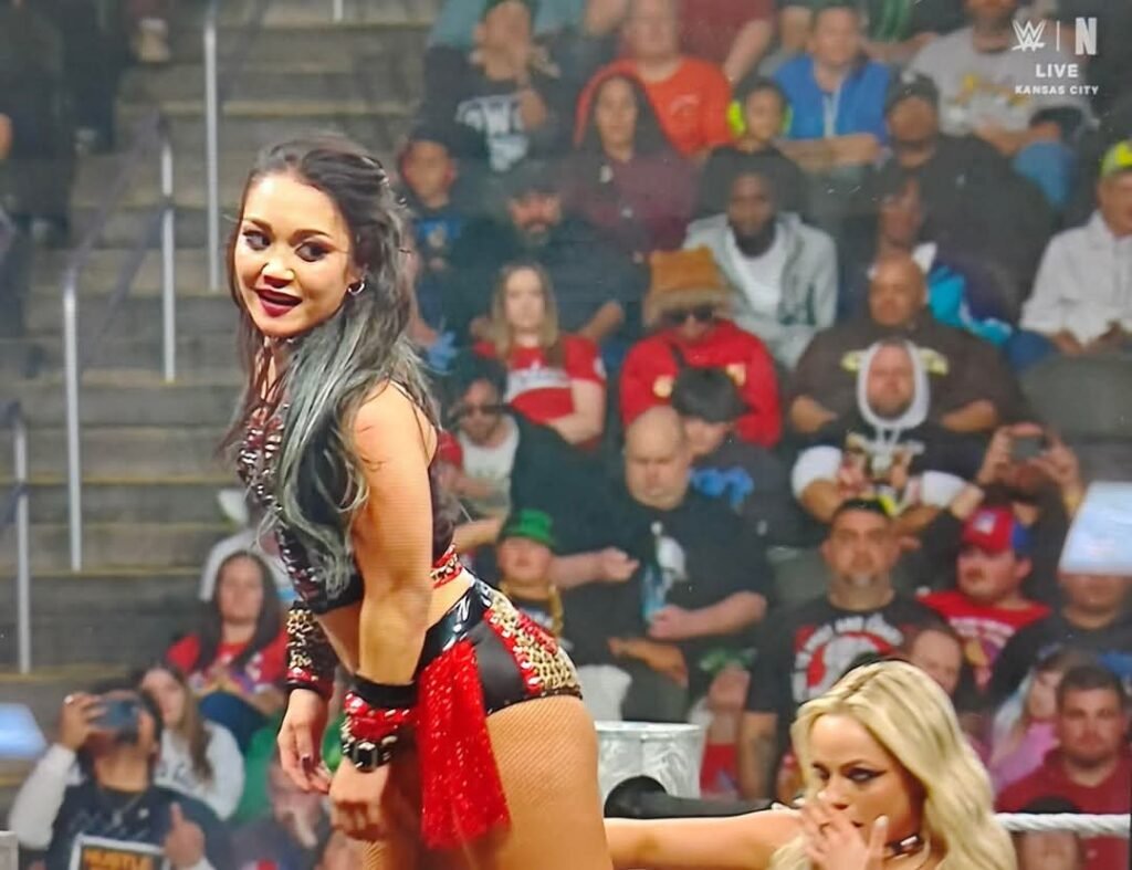 Look at Liv’s face 👀 👇 Liv Morgan Nearly Exposed Live Shocking Wardrobe Malfunction