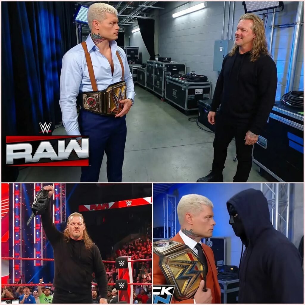 Chris Jericho MEETS Cody Rhodes Backstage After REVEALED as Mystery Man at WWE Raw!