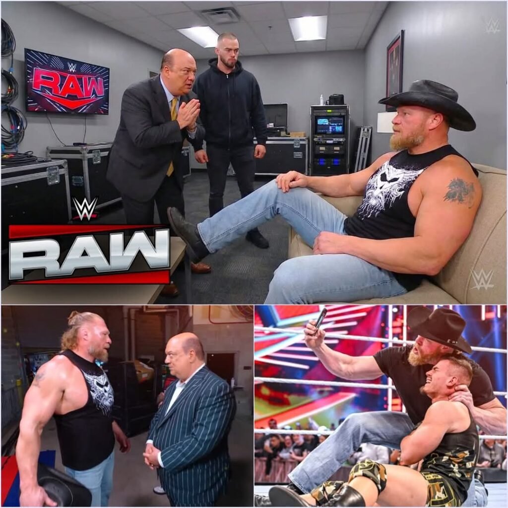 Paul Heyman asks BROCK LESNAR to defend the Austin theory from Roman dynasties and CM Punk on Raw!