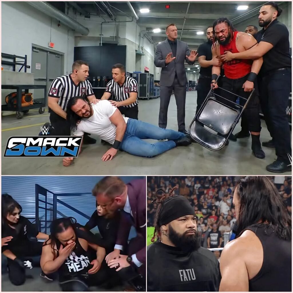 Jacob Fatu RETURN & Launched BRUTAL ATTACK On Drew McIntyre Backstage at WWE SmackDown!