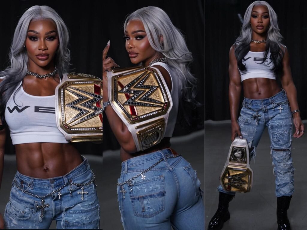 No one looks better with a championship than Jade Cargill.