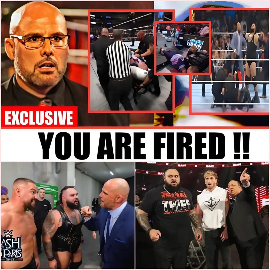 HE ALMOST K!LL€D THEM 😨!. ADAM PEARCE CONDEMNED THE ATTACK ON PAUL HEYMAN AND BRON BREAKKER!