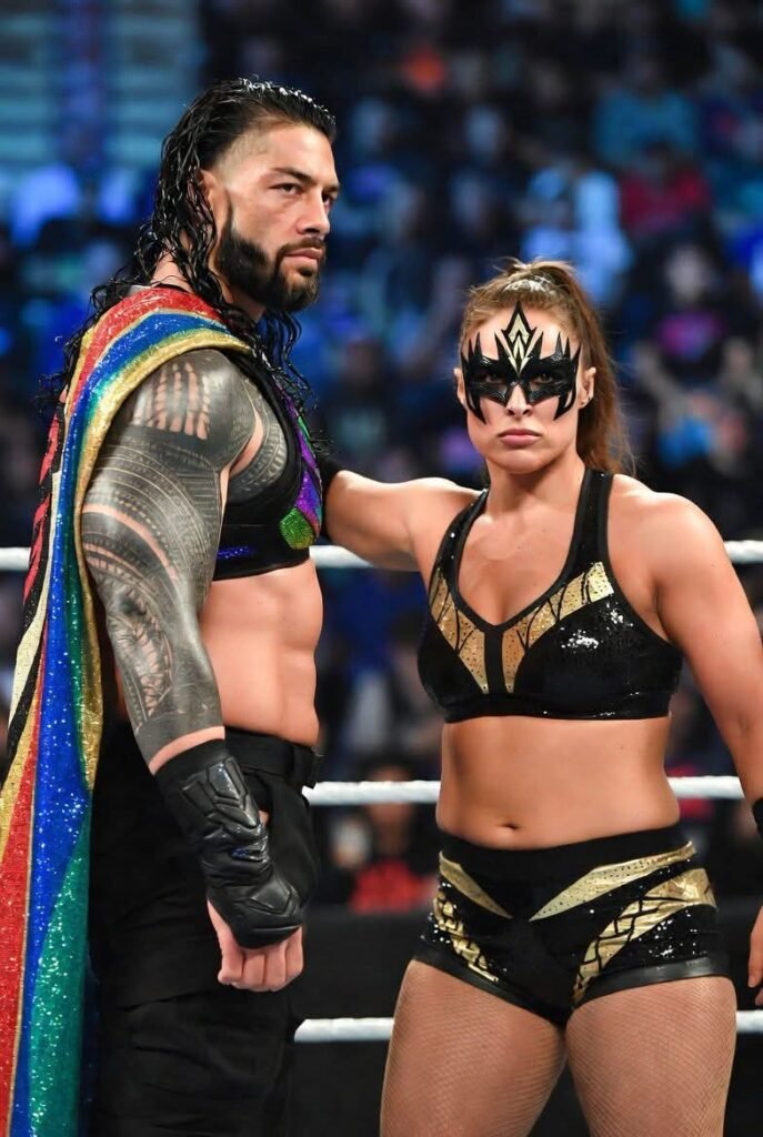 Roman Reigns vs ronda rousey  #RomanReigns #RondaRousey #usareels #WWERaw