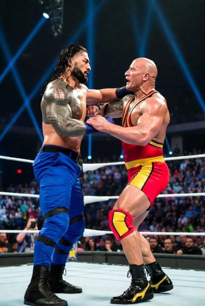 Roman Reigns vs the rock wrestling who will be the winner