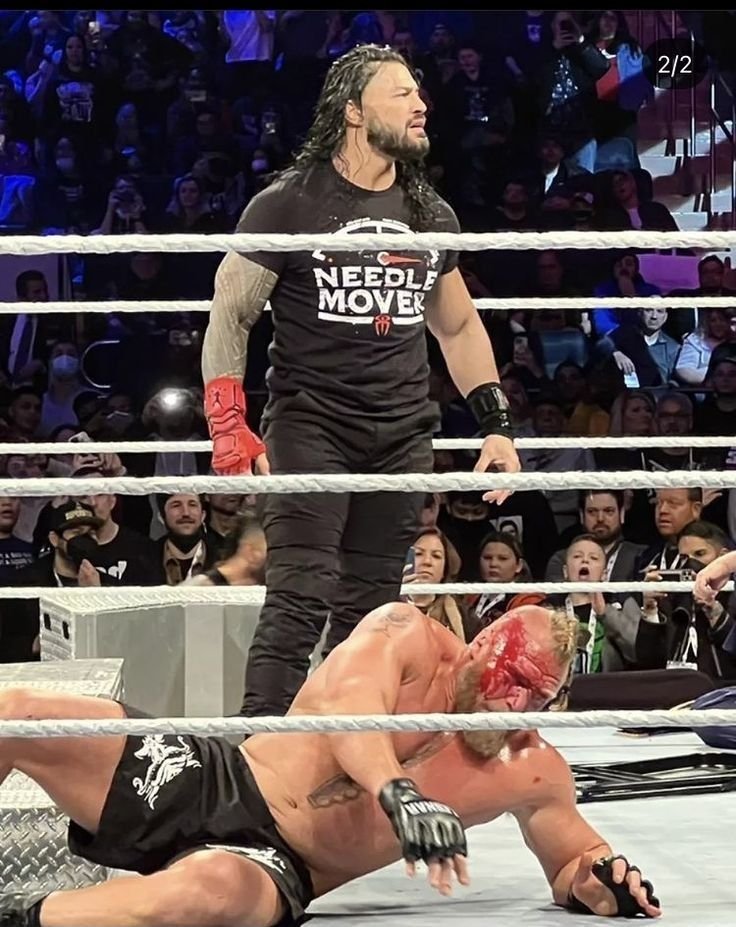 Acknowledged ☝️ Roman Reigns Crushes Brock Lesnar During His Historic Tribal Chief Run”