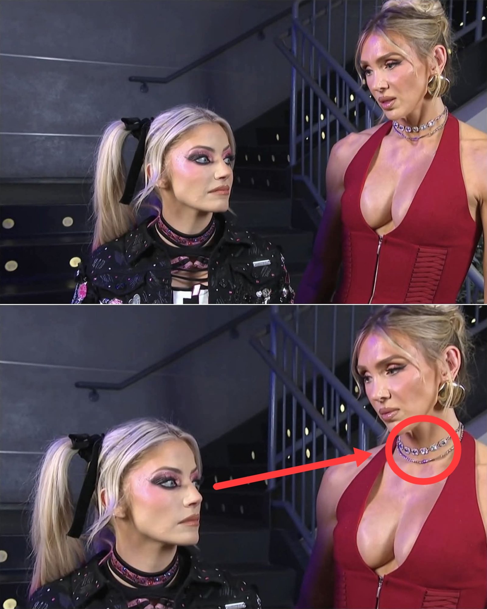 Alexa Bliss knew what she was doing😂 #WWE #AlexaBliss