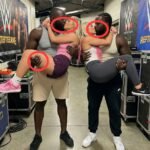 Liv Morgan & Omos + Alexa Bliss & Oba Femi New WWE Couples as Dominik Mysterio & Charlotte Flair Look On