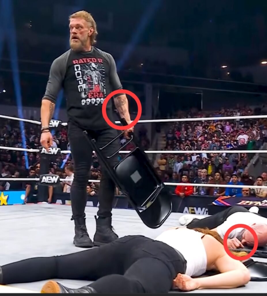 #OnThisDay in 2025: Adam Copeland got backup from Willow for a Conchairto 😳