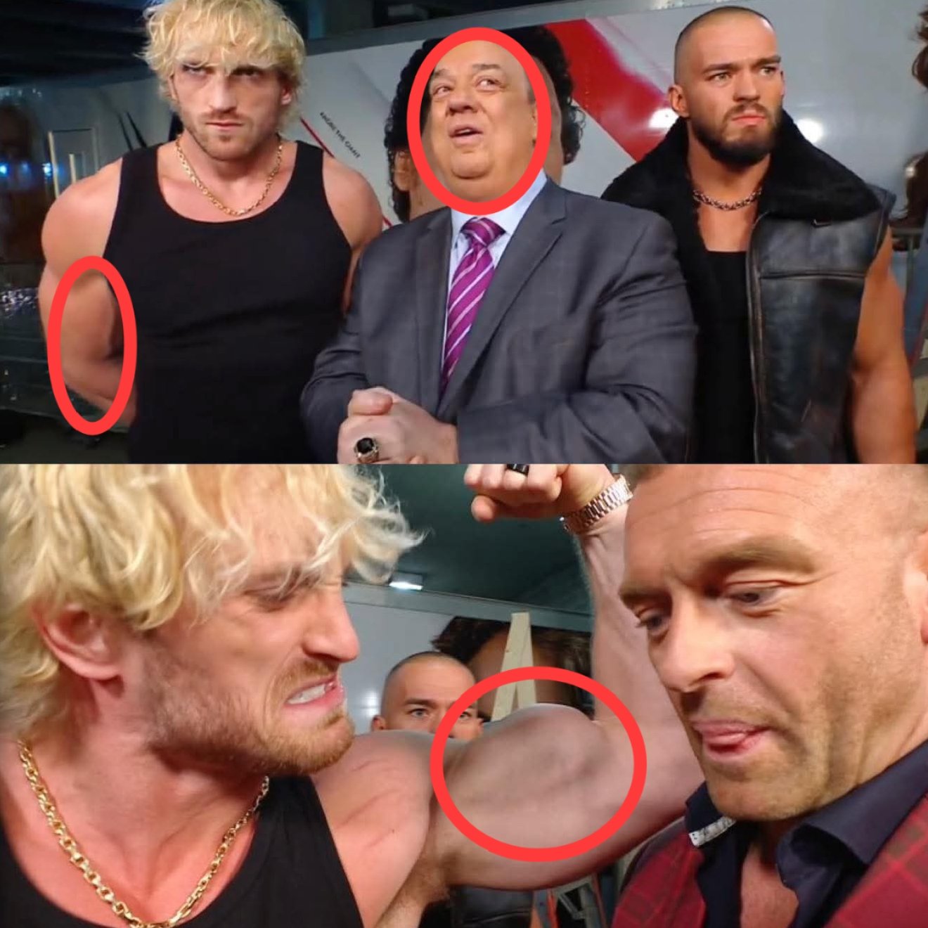 Nick Aldis runs into The Vision backstage after Jey Uso  gets sent to the hospital after being taken out🚨