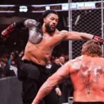 **“When Roman Reigns Strikes, the Arena Trembles! ⚡ Roman Reigns’ Ruthless Assault – No Mercy Inside the Cage