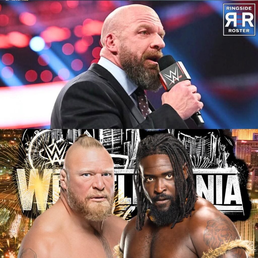 BREAKING: WWE is reportedly discussing Brock Lesnar Vs Oba Femi for WrestleMania 42 in Las Vegas 🚨