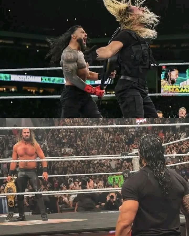 Seth Rollins with words of praise for Roman Reigns 🙌 “I don’t always agree with him, but he is one of the greatest to ever do it, no doubt.”