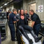 The Night Undertaker Pushed Too Far 💔🖤 After WrestleMania 30, The Undertaker reportedly collapsed backstage and was immediately hospitalized following his brutal match with Brock Lesnar 😔