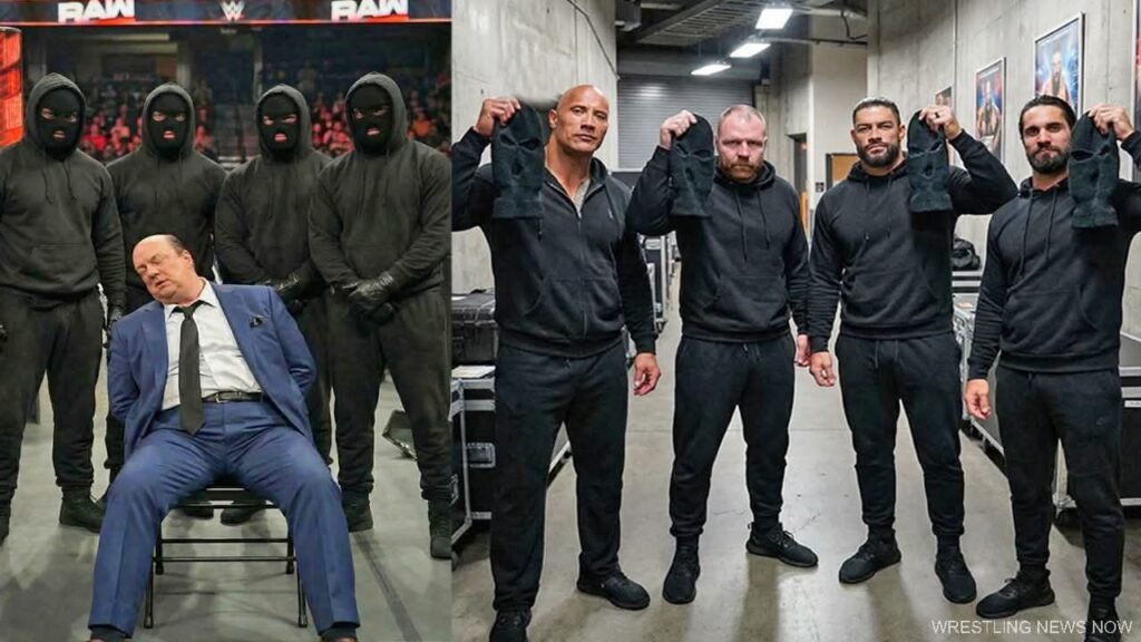 Paul Heyman Attacked by Masked Men as The Rock is Unmasked Joins The Shield With Dean Ambrose, Seth Rollins & Roman Reigns😱😱😱