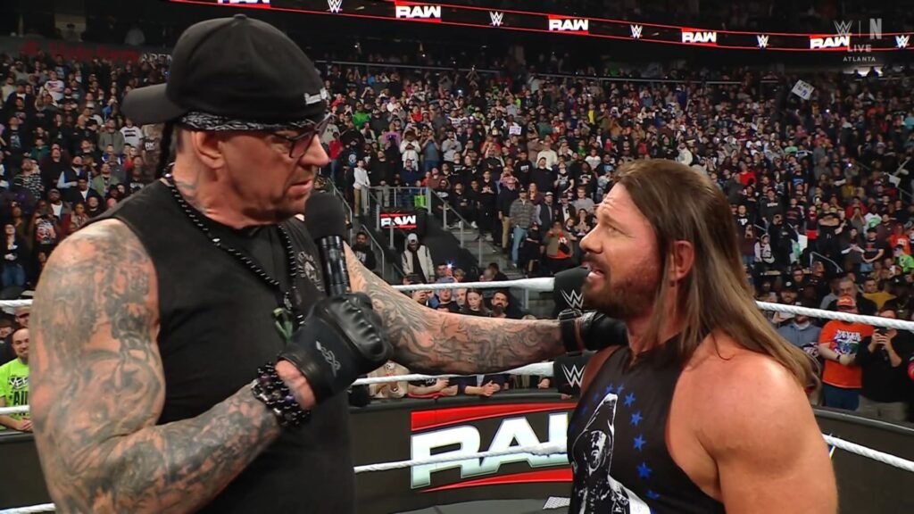 Undertaker announces AJ Styles is going into the 2026 Hall of Fame!