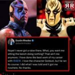 Dustin Rhodes (Goldust) says he will NEVER return to WWE and refuses to sit in catering anymore 👀🚨