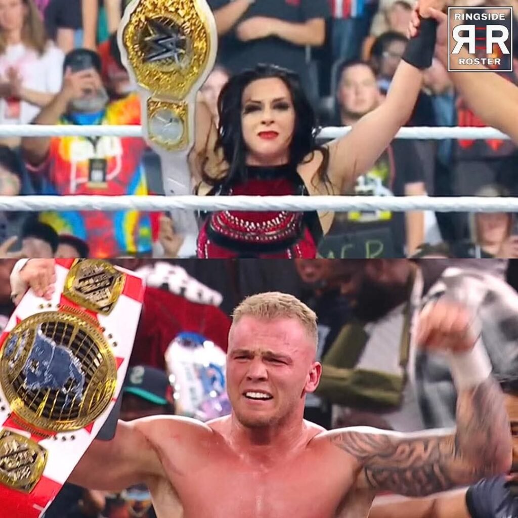 Both Stephanie Vaquer and Myles Bourne are now officially CHAMPIONS in WWE 🙏🚨
