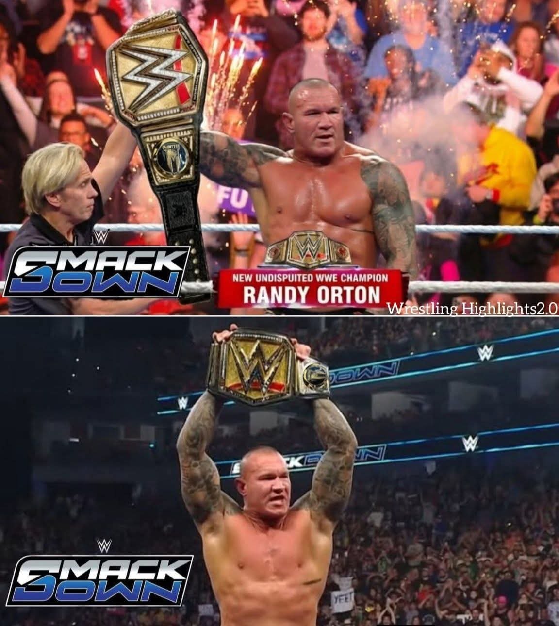 CONGRATULATIONS!🎇🏆 | Finally The VIPER Randy Orton! Has The NEW Undisputed WWE Championship on Smackdown WWE Friday Night Highlights😭💔😭tyles