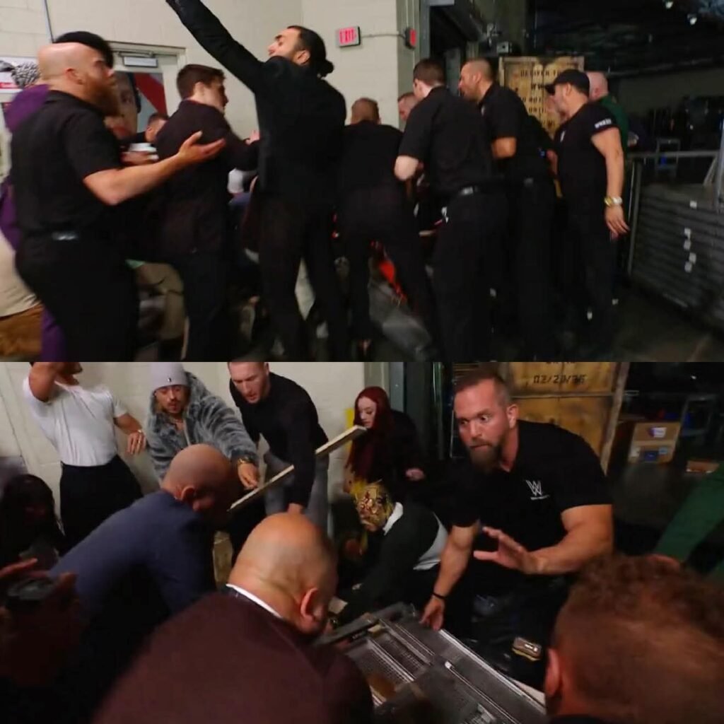 Jey has been taken out right before Elimination Chamber tomorrow in Chicago possibly ruining any chance to win it all and head to WrestleMania 42…NO YEET!   #WWE #SmackDown #RomanReigns #JeyUso