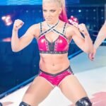 Alexa Bliss looked so good in shiny red dress😍