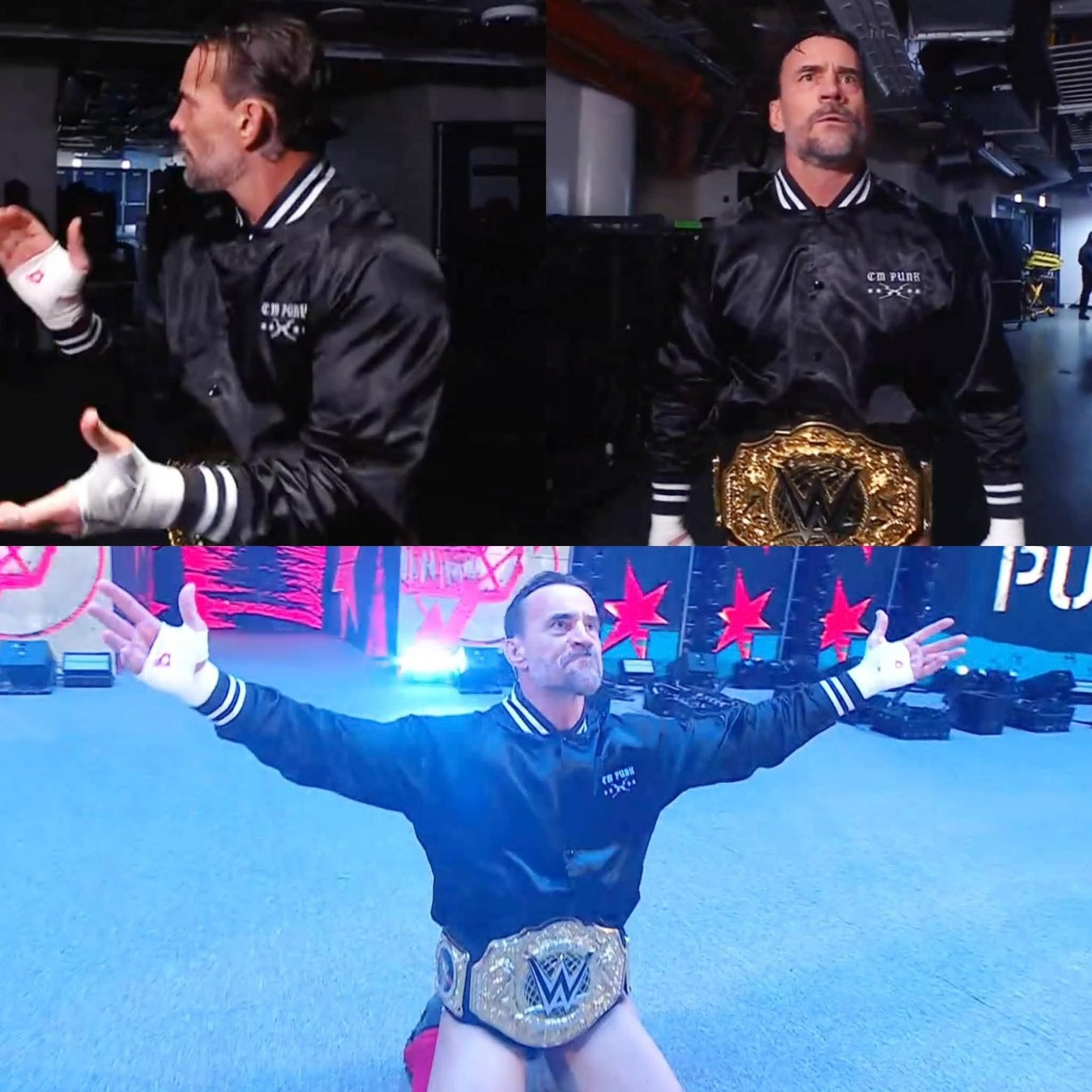 BREAKING: CM Punk gets a Michael Jordan Chicago Bulls entrance voiced by Ray Clay…GOOSEBUMPS! 🔥🚨