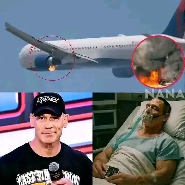 😭 Heartbreaking 💔 NEWS: Just minutes ago, authorities confirmed a Boeing 767 engine fire — among the v!ct!ms was wrestling legend John Cena. The wrestling world is in shock, left mourning an unimaginable loss, HE HAS…..